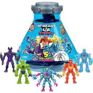Mr Beast Mega Pack Lab Hybrids Hyper Fusion Hybrid Lab Action Figure Playset NWT